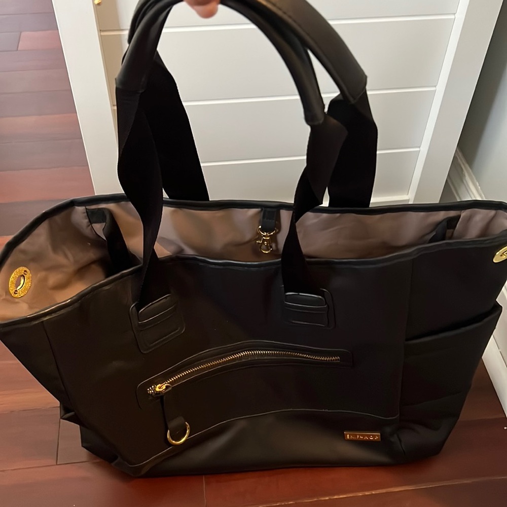 SkipHop Black Tote Bag